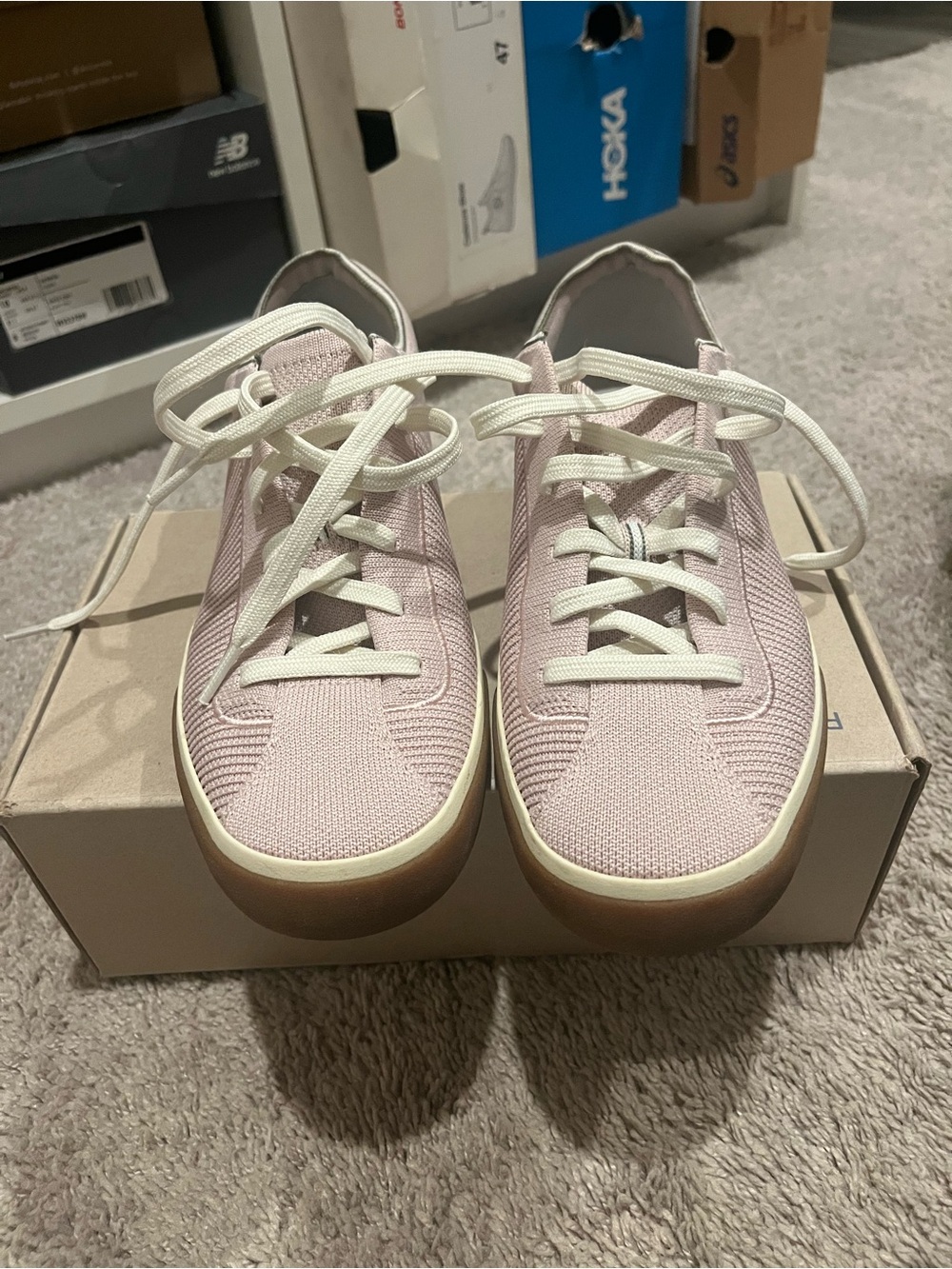 Rothy’s Lace up sneakers lilac